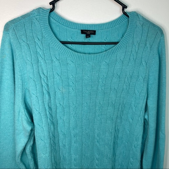 Blue Talbots Sweater - Picture 3 of 7